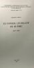 Le conseil législatif de Québec 1867 - 1967 - université catholique de Louvain faculté des sciences économiques sociales et politiques nouvelle série ...