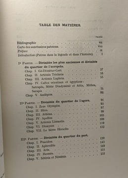 Les cultes de Patras avec une prosopographie patréenne - The Johns Hopkins university studies in Archaeology n°5. Jules Herbillon