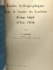 Étude hydrographiques dans le bassin de Lualaba (Congo belge) 1952-1954 - ministère des colonies - publication n°8. Charlier J