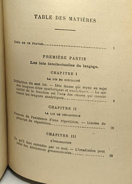 Essai de sémantique - science des significations - bibliothèque de sciences - 7e édition. Michel Bréal