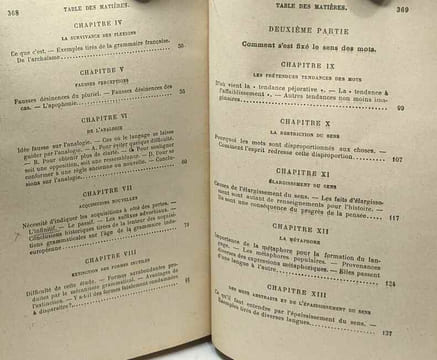 Essai de sémantique - science des significations - bibliothèque de sciences - 7e édition. Michel Bréal