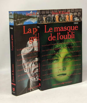 La Peste grise + Le masque de l'oubli - 2 livres. Dean R. (Ray) Koontz