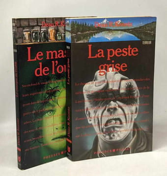 La Peste grise + Le masque de l'oubli - 2 livres. Dean R. (Ray) Koontz