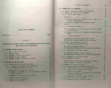 Nuisances - TOME I - La pollution atmosphérique - les industries leurs productions leurs nuisances. J.P. Détrie L. Armand (préface)