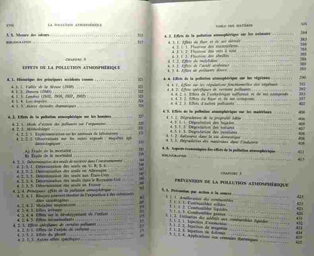 Nuisances - TOME I - La pollution atmosphérique - les industries leurs productions leurs nuisances. J.P. Détrie L. Armand (préface)