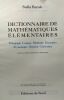 Dictionnaire des mathématiques élémentaires. Baruk Stella