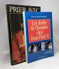 Les droits de l'homme chez Jean-Paul II + Prier avec Jean-Paul II --- 2 livres. Boeglin Jean-Georges