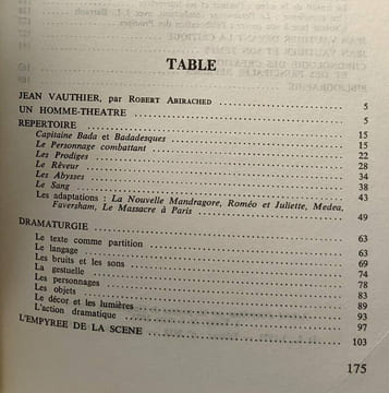 Jean Vauthier - collection théâtre de tous les temps n° 21. Robert Abirached