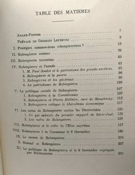 Études sur Robespierre - 1754-1794 - société des études Robespierristes préface de Georges Lefebvre. Albert Mathiez