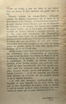 Une vie d'orages - Germaine de Staël. André Lang