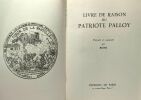Livre de raison du patriote Palloy. Romi (présenté Et Commenté Par)
