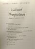 Ethical Perspectives - journal of the european ethics network - VOLUME 12 - n°3 septembre 2005 + n°4 december 2005. Collectif
