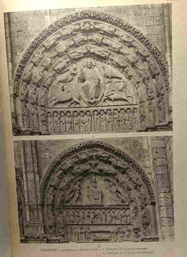 Le style roman en France dans l'architecture et la décoration des monuments - accompagné de 144 planches hors texte en phototypie couverture en ...
