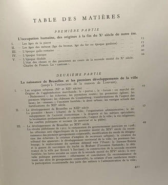 Bruxelles - esquisse historique - préface de P. Bonenfant. Louis Verniers