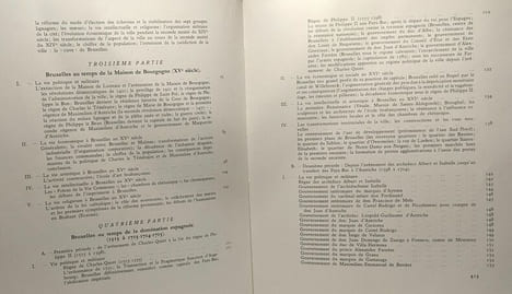 Bruxelles - esquisse historique - préface de P. Bonenfant. Louis Verniers