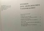 Studien zur griechischen vasenmalerei --- siebtes beiheft zur halbjahresschrift antike kunst herausgegeben von der vereinigung der freunde antiker ...