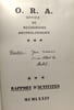 O.R.A. (Office de Recherches Arch&eacute;ologiques) - Rapport d'activit&eacute;s 1974. Jean Gabriel (direction)