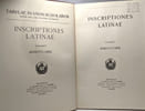 Inscriptiones latinae - tabulae in usum scholarum n&deg;4. Ernestus Diehl