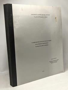A comparative study of the patterns with present participles in english and in french - université catholique de Louvain