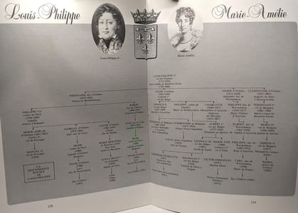 Histoires de Familles Royales 2vols. - Victoria d'Angleterre Christian IX de Danemark et leurs descendances de 1840 à nos jours + Impératrice Joséphine Louis Philippe et leurs descendances de 1800