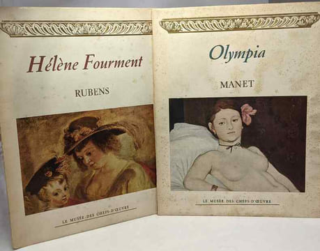 8 livres "Le musée des chefs-d'oeuvre": L'embarquement pour l'île de Cythère Le Christ en Croix La Joconde Les massacres de Scio Le couronnement de la ...