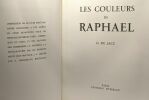 Les couleurs de Raphael. G. De Jacz