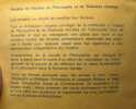 Enseignement de la morale et philosophie - université libre de Bruxelles - annales de l'institut de philosophie et de sciences morales 1979. Collectif