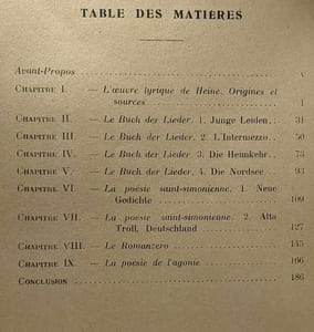 La poésie de Heine - bibliothèque de la société des études germaniques I