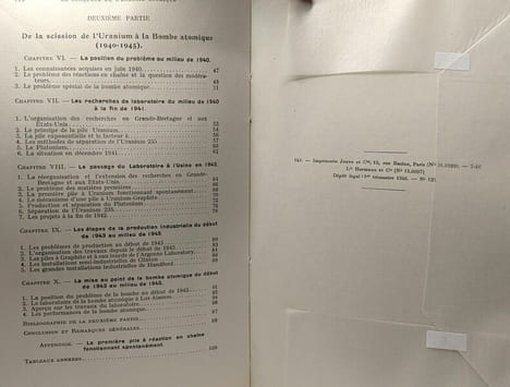La Conquête de l'Energie Atomique. I- Des Rayons Uraniques à ls scission de l'Uranium (1896-1940) - II- De la Scission de l'Uranium à la bombe ...