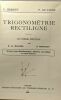 Trigonométrie rectiligne - 8e éd. De Vaere P. Herbiet V