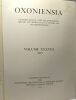 Oxoniensia - a journal dealing with the archaeology history and architecture of Oxford and its neighbourhood - VOLUME XXXVIII 1973. Collectif