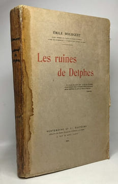 Les ruines de Delphes. Bourguet Émile