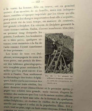 Les ruines de Delphes. Bourguet Émile