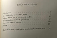 Les comédies de Malkom Khan - les mésaventures d'Achraf Khan Zaman Khan ou le gouverneur modèle Les tribulations de Châh Qoulî Mîrzâ - traduites du persan par A. Bricteux
