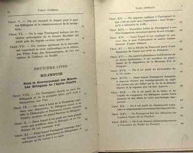 Au pays des Bilingues - le second voyage de Pantagruel sous le gouvernement des minces sermons dans la salle des pas-perdus- frontispice par Xavier Mellery