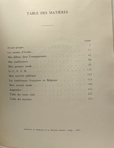 Mes mémoires