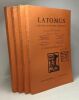 Latomus revue d'études latines - TOME XXXIII fascicule 1 2 3 et 4 année 1974. Herrmann Renard Préaux Cambier