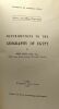 Contribution to the geography of Egypt - ministry of Finance Egypt - survey and mines department. John Ball