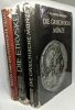 Die griechische münze (1964) + Die Etyrusker kunst und geschichte (1977) + Kreta und das mykenische hellas (1959= --- 3 Bücher von Herrn Hirmer (3 ...