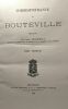 Correspondance de Bouteville - TOME PREMIER (1929) + SECOND (1934) --- académie royale de Belgique commission royale d'Histoire. Hubert Eugène Camille ...