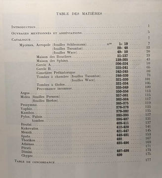 Les ivoires mycéniens - essai sur la formation d'un art mycénien + Catalogue des ivoires mycéniens du musée national d'Athènes - bibliothèque des ...
