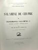 Salamine de Chypre X testimonia salaminia 1 première deuxième et troisième parties - maison de l'Orient méditerranéen ancien centre d'archéologie ...