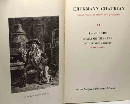 Madame Thérèse et autres contes --- contes et romans nationaux et populaires TOME VI. Erckmann-Chatrian