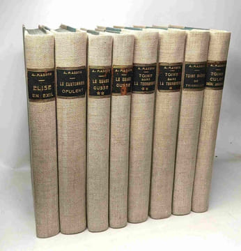 6 livres en 8 volumes: Elise en exil + Le cantonnier opulent + Le grand gusse (tome 1 & 2) + Toine dans la tourmente (tome 1 & 2) + Toine maïeur de ...