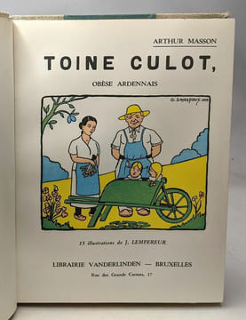 6 livres en 8 volumes: Elise en exil + Le cantonnier opulent + Le grand gusse (tome 1 & 2) + Toine dans la tourmente (tome 1 & 2) + Toine maïeur de ...