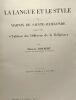 La langue et le style de Marnix de Sainte-Aldegonde dans son "tableau des différens de la Religion" --- mémoires TOME XLVIII fasicucle 1. Govaert ...