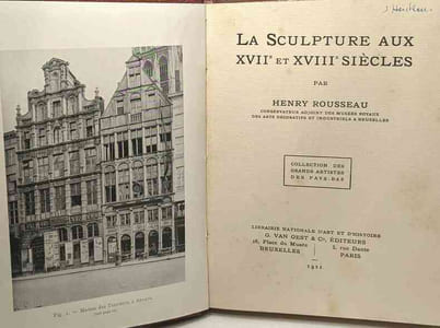 La sculpture aux XVIIe et XVIIIe siècles - coll. grands artistes des Pays-Bas