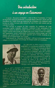 Une introduction à un voyage en Casamance : Enampor un village de riziculteurs en Casamance au Sénégal. Bergen  Manga
