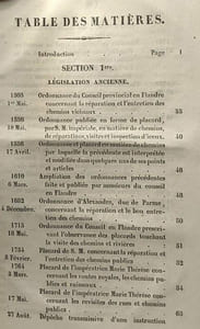 Législation des chemins publics dits vicinaux ou recueil des lois ordonnance et règlemens émanés sur cette matière depuis 1505 jusqu'à nos jours