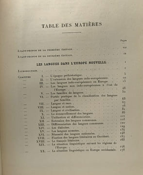 Les langues dans l'Europe nouvelle - avec un appendice de L. Tesnière maitre de conférence sur la statistique des langes de l'Europe. Meillet A